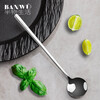 Banwu Life 304 stainless steel mixing spoon coffee spoon small spoon dessert spoon ice cream spoon seasoning spoon small salt spoon