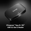 Lexar Lexar CFexpress Type B/SD card two-in-one multi-function card reader USB 3.2 LRW520U