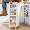 JEKO&JEKO kitchen rack floor-standing sandwich cabinet storage storage cabinet spice storage rack multi-layer trolley 5 layers