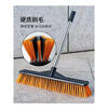 Outdoor courtyard cleaning large broom yard broom brushing hard bristle moss removal brush swimming pool bottom cleaning 50CM outdoor floor brush (1.3m stainless steel pole)