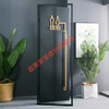 Meikejie toilet door bathroom door container door iron door industrial style cafe bar restaurant toilet sliding door 100*100cm