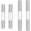 Fengji 304 stainless steel double-head screw rod two-head tooth bolt with wire connection stud rod M3M4M5M6M8M10-M16 M16*210 1 piece