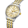 CITIZEN Men's Mechanical Watch NY4057-63P Sunstar Dual Display Steel Band Waterproof Business Automatic Watch Japan Direct Mail Gold NY4057-63P
