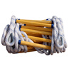 Huili's customized rescue household rope ladder inspection wear-resistant anti-slip soft ladder training climbing life-saving rope ladder engineering resin rope ladder A6240 meters soft ladder double hook expansion screw resin soft