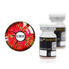 Vbnm cosmetic contact lens Internet celebrity same style student mixed race small diameter red anime horror green European and American cosplay purple blue pink white pure white tablets 2 pieces free care solution + box 0 degrees