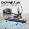 SUPOR horizontal vacuum cleaner household hurricane large suction large capacity multi-purpose carpet cleaning machine land reclamation cleaning high-power household vacuum cleaner with one-button retracting line dust collection and mite removal silver gray