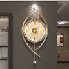 Zunair 2026 new living room creative wall clock home modern simple high-end atmospheric clock wall hanging light luxury high-end sense of blessing and wealth