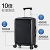 Hermes Shunshun suitcase men's 20-inch trolley case before boarding business trip multifunctional password box for women black