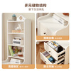 Quanyou Home Bedroom Furniture Sundry Storage Cabinet Bedside Table Multi-purpose Cabinet Living Room Sofa Side Cabinet Storage Cabinet High Cabinet