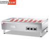 AISHIQI electric griddle, commercial teppanyaki, large-scale fried steak special squid equipment, hand cake machine, high power and large capacity, thickened iron plate EG-12