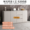 Huanghai Furniture Light Luxury Sideboard Kitchen Sideboard Multifunctional Storage Cupboard Living Room Tea Cabinet Wine Cabinet Large Capacity Storage Cabinet Light Luxury Sideboard - Two Doors and Three Drawers 121*40*90CM