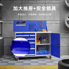 Kaiyuan five drawers and one door with wheels metal tool cabinet heavy-duty low cabinet hardware store workshop auto repair locker parts cabinet mobile tool cart KY-GJG15