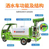 Canabo New Energy Electric Three-wheeled Sprinkler Truck Construction Site Small Fog Cannon Dust Reduction Sprinkler Garden Greening Road Sprinkler