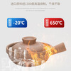 Jiushi unglazed old-fashioned clay pot rice special single handle household unglazed high temperature resistant gas stove dry-fired non-cracking casserole 2-4 people 2L