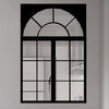 Vinoa modern French retro iron steel window indoor partition window loft decorative art Changhong glass casement window 130*100