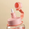 Zhenxi Water Cup Large Capacity Kettle Cup Dayton Cup Sports Water Bottle Fitness Water Cup Pier Ton Bucket Water Bottle Outdoor Plastic Cup Pink Creative Stand Cup 1000ml