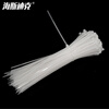 Hasdick Beijing warehouse delivery white nylon cable ties national standard industrial self-locking cable ties new material 10*500mm (100 strips) actual width 8.8mm gnjz-1159