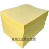 Sambada liquid absorbent cotton yellow absorbent pad absorbs acid and alkali hazardous chemicals chemical leakage emergency material absorbent cotton industry 40cm*50cm*2mm 50 sheets