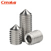 Creaby304 stainless steel tip set screw/top screw tip machine meter/inner hex headless screw M6*8 50 pieces 304 material