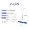 Yizhixuan flat mop 90CM integrated pole 1 cloth commercial large dust pusher wooden floor cleaning mop cotton gauze mop reinforced version