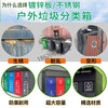 Wen Yijia's customized stainless steel garbage sorting kiosk collection kiosk outdoor large-scale recycling station intelligent induction garbage bin room style 1 deposit