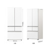 Panasonic state subsidy Big Seal 2.0 ultra-thin fully embedded 515-liter French-style multi-door refrigerator first-class energy efficiency intelligent control self-cleaning automatic ice-making household refrigerator White NR-JE52TGA-W