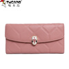 Woodpecker (TUCANO) first-layer cowhide inside and outside 2024 new fashion wallet women's long genuine leather large capacity hand wallet mobile phone temperament burgundy
