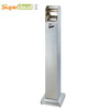 Supercloud shopping mall vertical ash column stainless steel cigarette butt column smoke extinguishing bucket outdoor smoking area ashtray outdoor floor-standing smoke extinguishing trash can custom GPX-111A