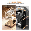 Orange sofa side table Italian light luxury high-end new living room movable coffee table small table trolley side table