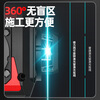 Delixi (DELIXI) 12 laser level high-precision strong light thin line fan small outdoor automatic leveling rotating no blind zone green light 1 rotating no blind zone red light 12 lines + giant