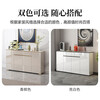 Zhixin Muwang light luxury paint sideboard integrated wall cabinet storage wine cabinet storage cabinet living room multi-functional tea cabinet cupboard