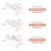 Baicaoyuan underwear storage box household bra underwear socks multi-functional storage box wardrobe compartment organizing box three-piece set white
