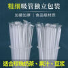 Yuexin Straw Disposable Soy Milk Straws Transparent Colorful Thin Straws Bulk Independent Commercial Food Grade Plastic Straws Bulk Hardened 15*0.4cm 200 pieces