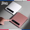 Bincoo coffee scale smart home kitchen scale Italian coffee bean electronic scale charging with timing scale small high-precision scale black-smart electronic scale 3kg 0.1g