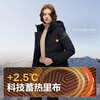 BOSIDENG Down Jacket Goose Down Women's Medium Long Hooded High-end Outdoor Thick New National Standard 90 Down Shopping Mall Same Style Jacket Black Navy 5295 S 160/84A