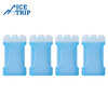 Ice trip ice crystal box, ice plate, ice box, blue ice ice brick stall, reusable breast milk medicine refrigeration 380ML*4