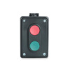 Mobile Banking Delixi Button Box LA4-2H Double Button Red and Green Button Box Self-Reset Start Stop Switch LA4-2H Double Button