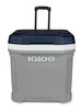 IGLOO outdoor portable 62-quart large-capacity cooler, aluminum roller design, long-lasting cooling for camping and picnics 56L