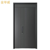 Jinjiawei Door Industry (A07 Jinzheng) Class A safety door carved aluminum plate entrance door supports private customization A07 Jinzheng single door