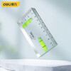 Deli level high-precision flat level ruler small acrylic balance ruler level ruler DL291100 transparent level ruler DL291100