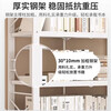 Mansfield (MSFE) installation-free foldable and removable steel bookshelf floor-standing storage rack multi-layer shelf living room display shelf can hold 800 books, carbon steel white five-layer, installation-free and removable, 100 long x 35 wide CM