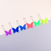 A butterfly reflective warning pendant PVC reflective pendant outdoor cycling backpack safety warning pendant 1 random color