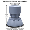 Desk washing machine base refrigerator foot pads moisture-proof, anti-slip, shock-proof, height-adjustable furniture bracket, non-universal heightening balcony, gray 4 pack - adjustable foot pads 10-13cm