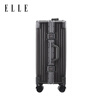 ELLE French suitcase, fashionable gray 20-inch trolley case, women's suitcase, lightweight boarding password box