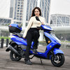 Jilang Xunying 125 Scooter Motorcycle Fuel Super Eagle Shangling Travel Export Foreign IV EFI Mountain Climbing Export Version High Configuration National IV EFI Can Be Licensed Black