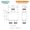 XINQY TNC one-to-two-way microstrip power splitter 1.1-1.7G Beidou/GPS/GNSS signal power splitter XQY-PS2-1.1/1.7-NE