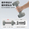 PROIRON plastic-impregnated dumbbell men's fitness home equipment pure iron environmentally friendly and tasteless 5kg*2