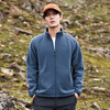 Pathfinder fleece jacket for men in autumn and winter, polar fleece jacket, thickened stand-up collar, outdoor sports hiking warm clothing