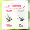 Mr. Wish Glue Style False Eyelashes Beautiful Mouse Bird Chirp 3D Natural Female Eyelashes Bird Glue Style 48 Clusters 11mm