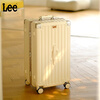 Lee trolley case 26-inch thickened large-capacity suitcase for women 20-inch suitcase 2026 new password boarding case for women and men gun gray PC box 28-inch upgraded version thickened and enlarged